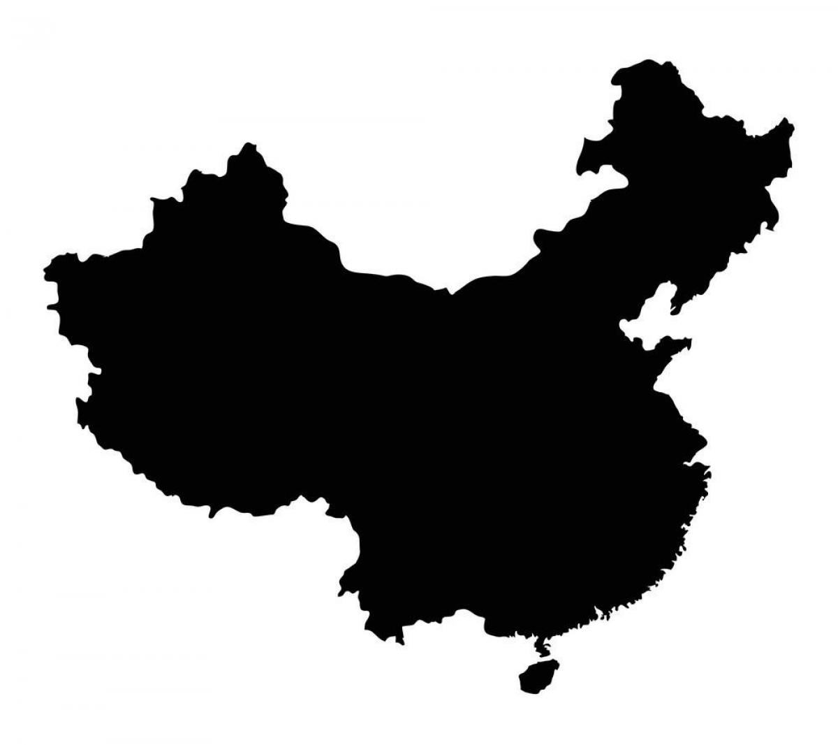 China contours map