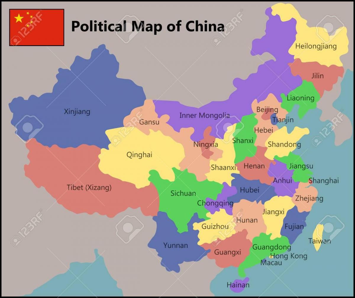 China administrative map